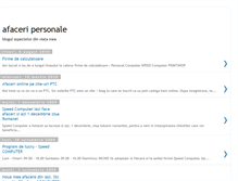 Tablet Screenshot of afaceripersonale.blogspot.com