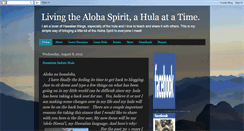 Desktop Screenshot of livingthealohaspirit.blogspot.com