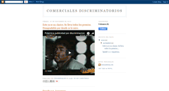 Desktop Screenshot of comercialesdiscriminatorios.blogspot.com
