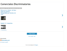 Tablet Screenshot of comercialesdiscriminatorios.blogspot.com