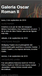 Mobile Screenshot of galeriaoscarromanii.blogspot.com