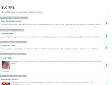 Tablet Screenshot of aldrina.blogspot.com