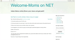 Desktop Screenshot of momsonet.blogspot.com