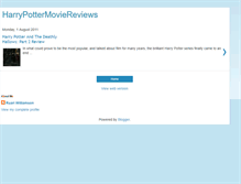 Tablet Screenshot of harrypottermoviereviews.blogspot.com