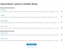 Tablet Screenshot of komunikacnivychova.blogspot.com