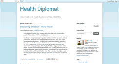 Desktop Screenshot of healthdiplomat.blogspot.com