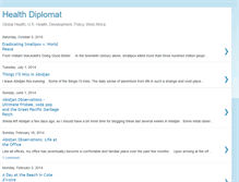 Tablet Screenshot of healthdiplomat.blogspot.com