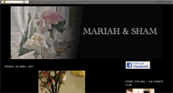 Desktop Screenshot of mariahnsham.blogspot.com
