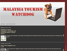 Tablet Screenshot of malaysiatourismwatchdog.blogspot.com