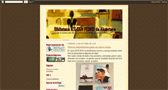 Desktop Screenshot of bibliotecadeliessanpedrodealcantara09.blogspot.com