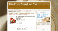 Desktop Screenshot of blackdeckerversapak.blogspot.com