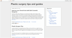 Desktop Screenshot of plasticsurgeryguru.blogspot.com