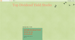 Desktop Screenshot of gooddividend.blogspot.com