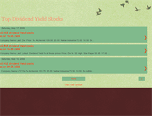 Tablet Screenshot of gooddividend.blogspot.com