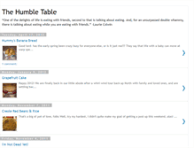 Tablet Screenshot of cookthehumbletable.blogspot.com