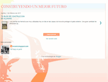 Tablet Screenshot of construyendoaluminios.blogspot.com