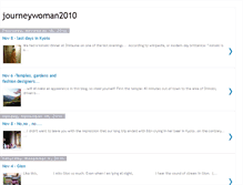 Tablet Screenshot of journeywoman2010.blogspot.com