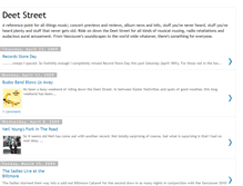 Tablet Screenshot of deetstreet.blogspot.com