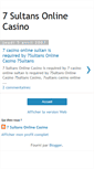 Mobile Screenshot of 7sultans-online-casino.blogspot.com