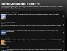 Tablet Screenshot of crescendonoconhecimento.blogspot.com