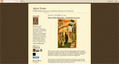 Desktop Screenshot of agiosicons.blogspot.com