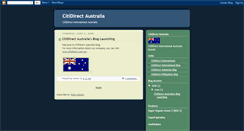 Desktop Screenshot of citidirect-australia.blogspot.com