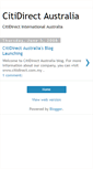 Mobile Screenshot of citidirect-australia.blogspot.com