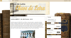 Desktop Screenshot of chavedeletra.blogspot.com