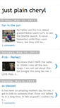 Mobile Screenshot of justplaincheryl.blogspot.com