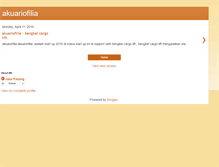 Tablet Screenshot of akuariofilia.blogspot.com