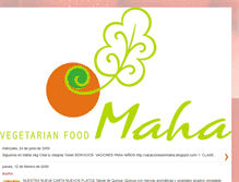 Tablet Screenshot of mahavegetarianfood.blogspot.com