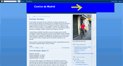 Desktop Screenshot of caminomadrid.blogspot.com