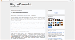 Desktop Screenshot of blogdoemanueljr.blogspot.com