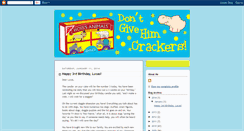 Desktop Screenshot of dontgivehimcrackers.blogspot.com