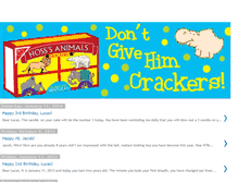 Tablet Screenshot of dontgivehimcrackers.blogspot.com