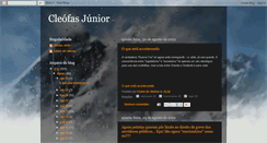 Desktop Screenshot of cleofasjunior.blogspot.com