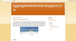 Desktop Screenshot of aggregatoreinterista.blogspot.com
