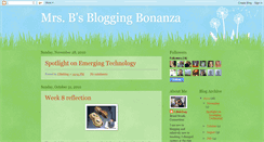 Desktop Screenshot of mrsbsbloggingbonanza.blogspot.com