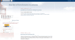 Desktop Screenshot of free-list-foreclosures-arizona.blogspot.com