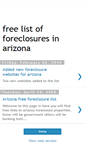 Mobile Screenshot of free-list-foreclosures-arizona.blogspot.com