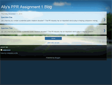 Tablet Screenshot of allyppr.blogspot.com
