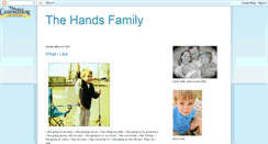 Desktop Screenshot of handsfamilytexas.blogspot.com