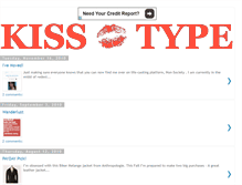 Tablet Screenshot of kissandtype.blogspot.com