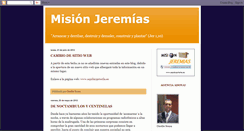 Desktop Screenshot of misionjeremias.blogspot.com