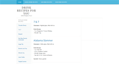 Desktop Screenshot of drinkrecipes4you.blogspot.com
