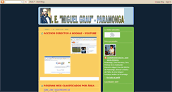 Desktop Screenshot of colegiomiguelgrau.blogspot.com