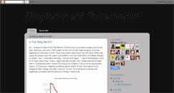 Desktop Screenshot of dehydrationandprocrastination.blogspot.com