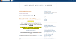 Desktop Screenshot of lagrangegossip.blogspot.com