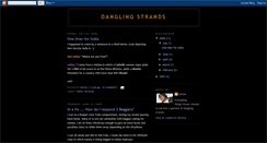 Desktop Screenshot of danglingstrands.blogspot.com