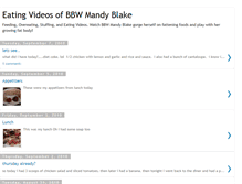 Tablet Screenshot of eatingvideos.blogspot.com